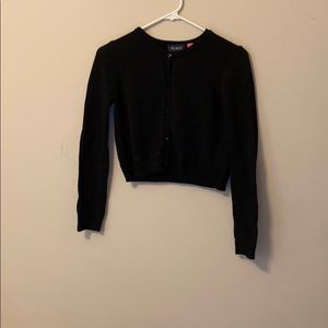 A black sweater